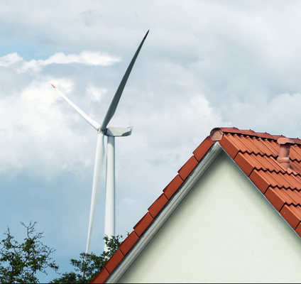 5KW/10KW усиленный стекловолокно лезвие на сети генератор ветровой энергии для домашнего использования