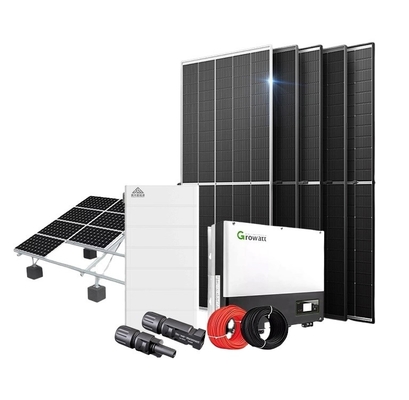 Жилой дом гибридный солнечный генератор с Deye Growatt Афоре