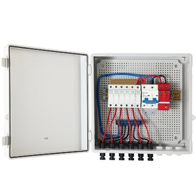 390*390*185 PV Combiner Box 500VDC с защитой SPD от ABS
