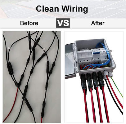 390*390*185 PV Combiner Box 500VDC с защитой SPD от ABS