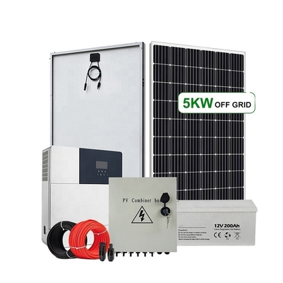 LiFePO4 MPPT 15kw Off Grid солнечная система для жилых помещений CE RoHS сертификация