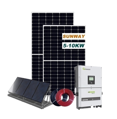 110V 380VAC Солнечная фотоэлектрическая система Солнечная электростанция для жилых помещений