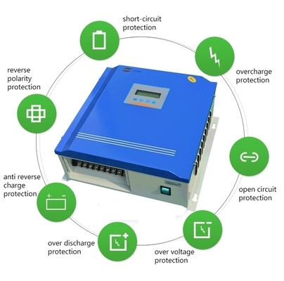 PWM 24V/48V/96V Mppt Контроллер солнечной зарядки для ветрового гибридного генератора солнечной энергии