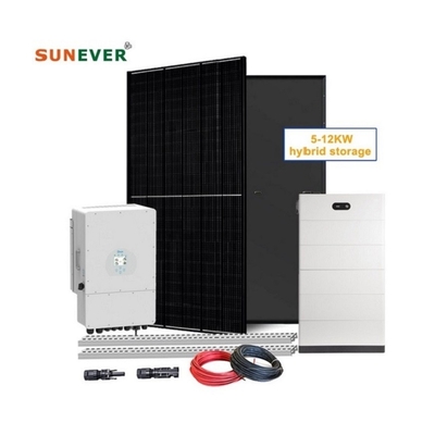 Трехфазная гибридная солнечная система коммерческая 220v/380v 50hz частота выхода