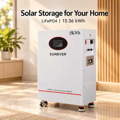 SUNEVER TD-15 15kWh Солнечная батарея для домашнего резерва 51.2V 300Ah LiFePO4