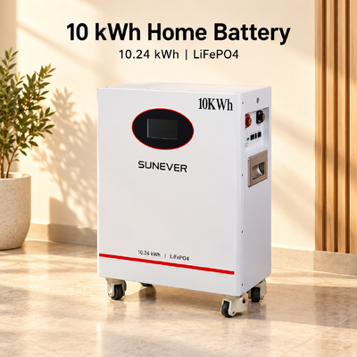 UNEVER 10кВтч 51.2В 200Ач литий-железо-фосфатная солнечная батарея LiFePO4 для домашнего хранения энергии и автономного резервного питания
