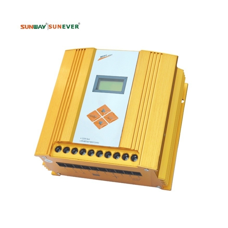 100-600 Вт 12В солнечный и ветровой контроллер верхний солнечный PWM LCD CE IEC сертифицированный