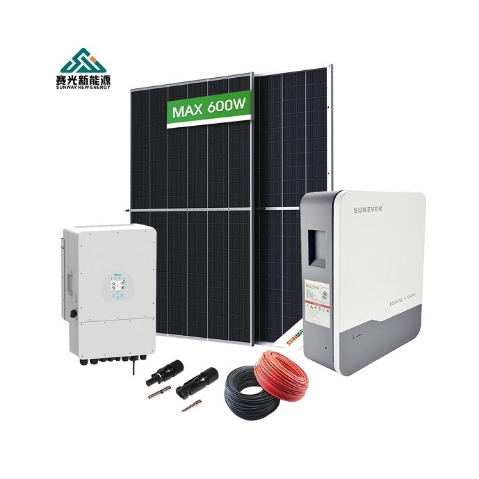 3000w 5000w Солнечная система домашнего питания с гибридным инвертором