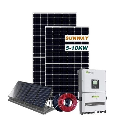 220VAC 10kw Домашняя солнечная электростанция Коммерческие преимущества 50Гц